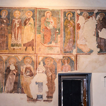 affresco della chiesa di san silvestro