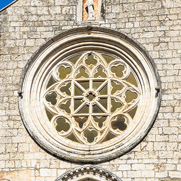 rosone della chiesa di santa maria maggiore