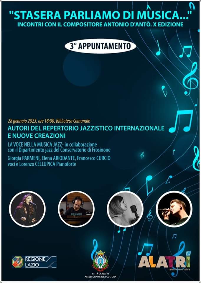 STASERA PARLIAMO DI MUSICA X EDIZIONE - terzo appuntamento 